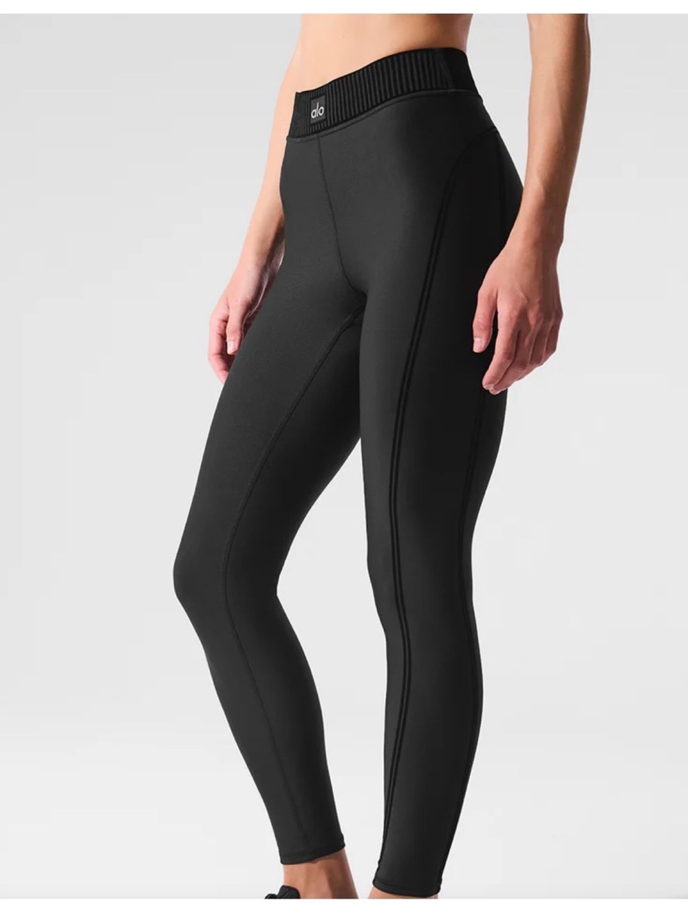 ALO Airlift High-Waist 7/8 Line Up Legging - Black